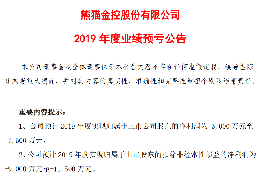 熊貓金控最新動(dòng)態(tài)更新