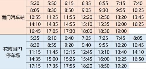 松亭石專線時刻表,自然美景之旅啟程點