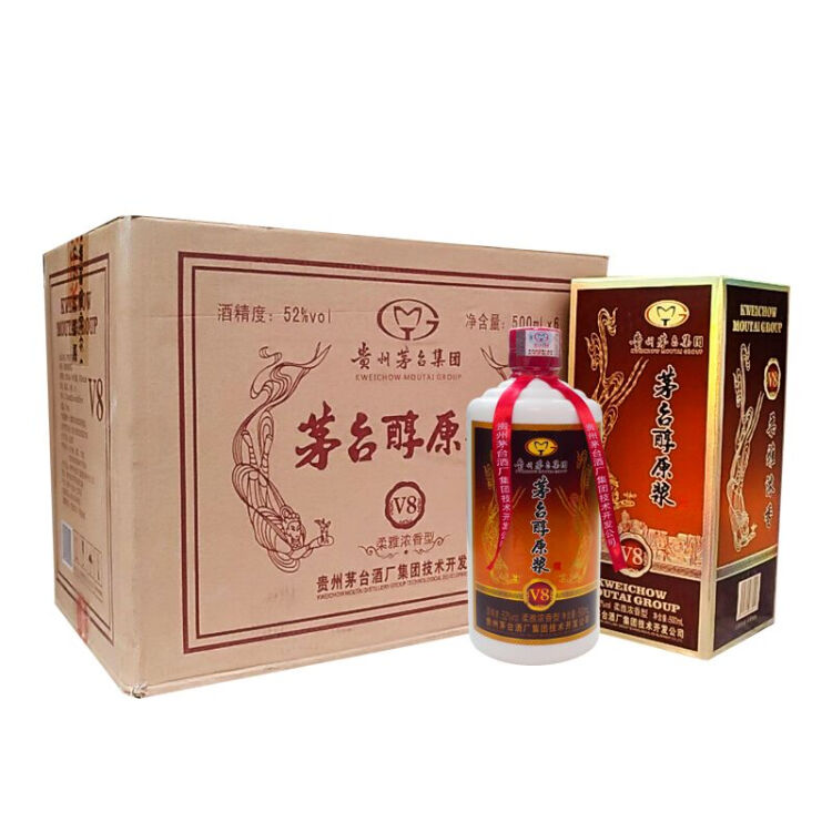 茅臺醇原漿V8價格表,時代印記與酒文化的璀璨瑰寶